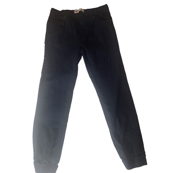 Levi's Kid's Jogger Jegging Trousers  XL 12-13 Yrs Black W28 L27 Cotton Blend - Picture 1 of 5